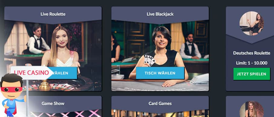 Live Casino von BetVictor