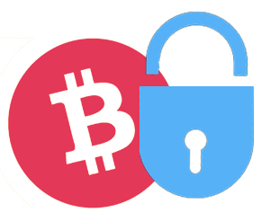 Sicherheit BitCoins Icon