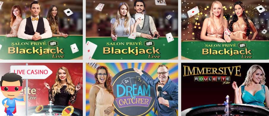 Livecasino von Casinoluck